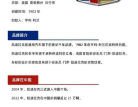 凯迪拉克的标志,凯迪拉克车辆型号查询