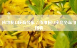 依维柯12座商务车／依维柯12座商务车价格表