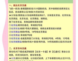 北京穷游5天费用明细／北京出发穷游路线推荐