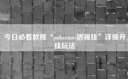 今日必看教程“pokernow透视挂”详细开挂玩法